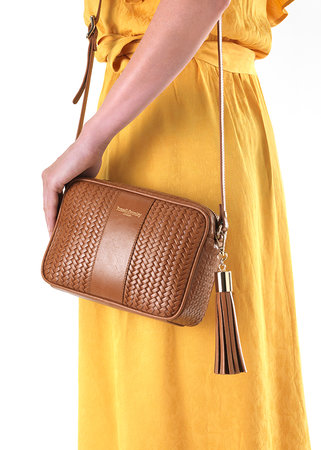 Luxury Shoes And Handbags Discover The Summer Rus Bromley Tan Woven Leather Handbag