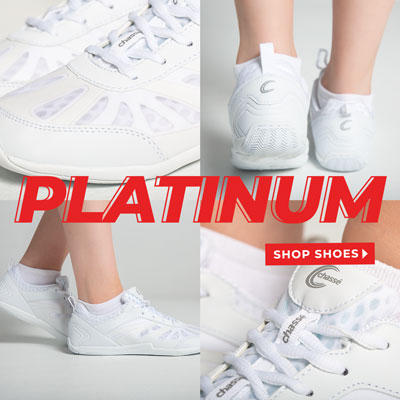 chasse platinum cheer shoe