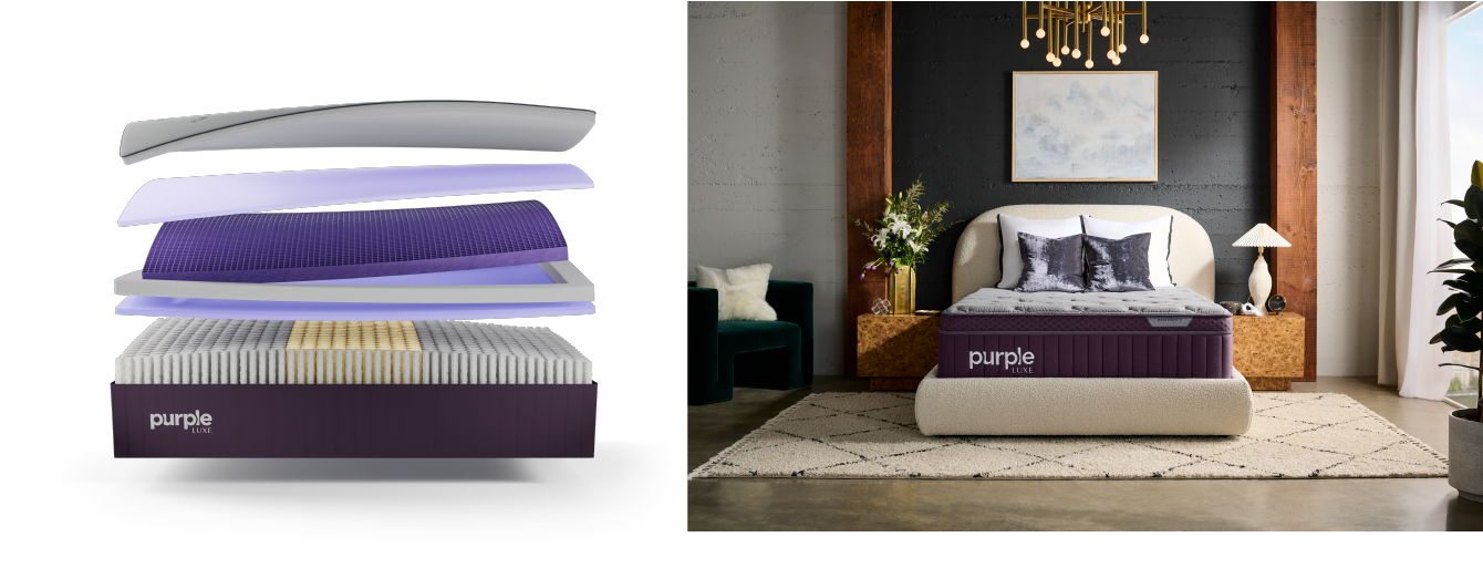 lux purple and inside