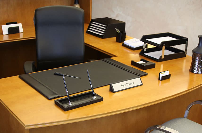 Black Leather Desk Accessories Sevenstonesinc Com Black Leather Desk Accessories Sevenstonesinc