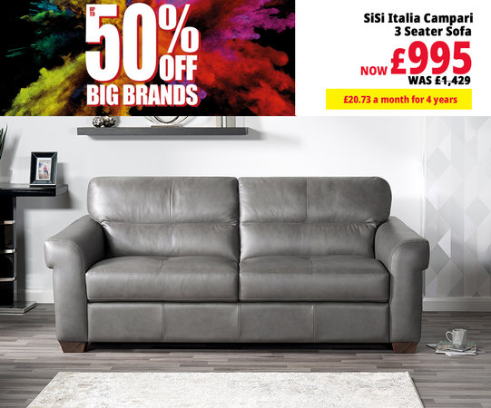 Sisi Italia Sofas Range Fabric Leather Recliners Scs