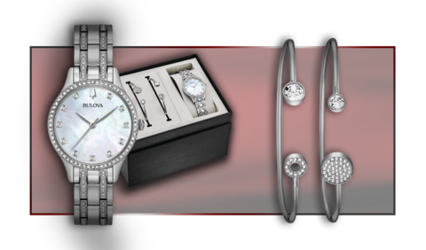 elvitario watch and bracelet set