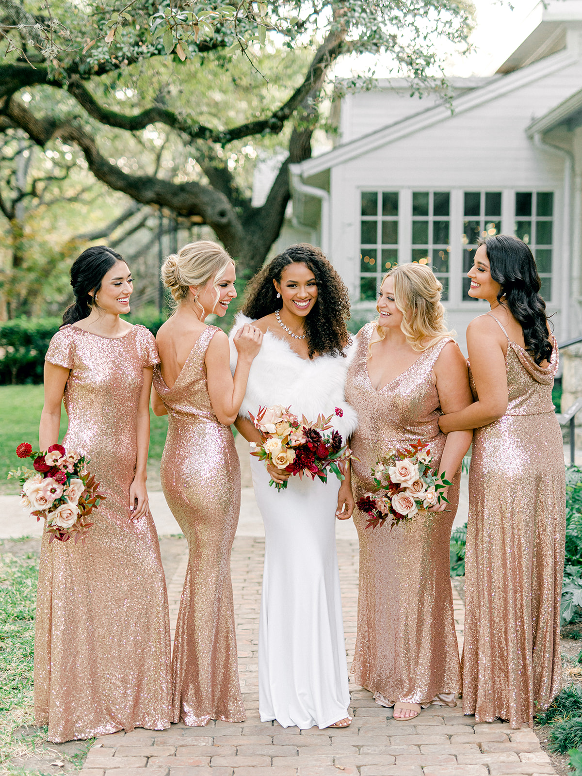 champagne shimmer dress