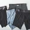 Men's Crafted Comfort™ Boxer Briefs, Black Heather 3 Pack