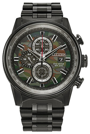 Citizen Men's Eco-Drive Nighthawk Granite Stainless Steel Bracelet Watch -  Grey - iCuracao.com