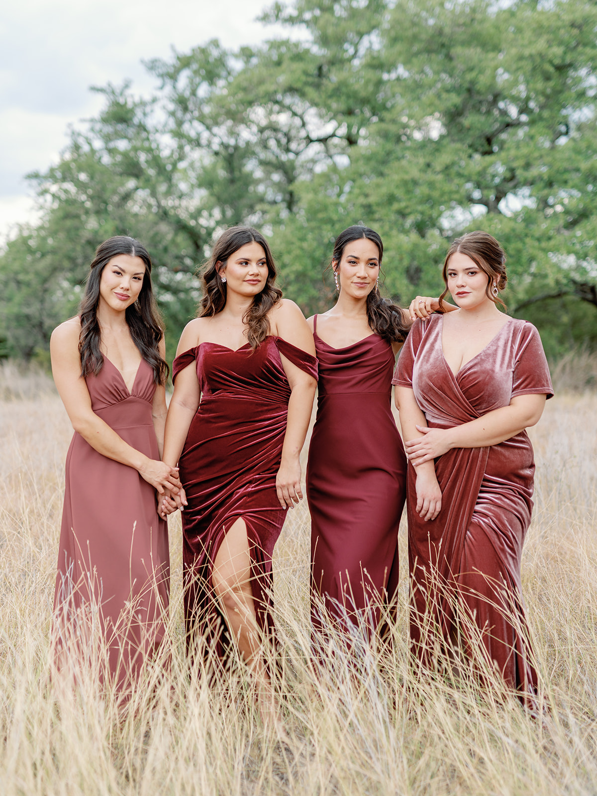 Boho burgundy bridesmaid dresses hotsell