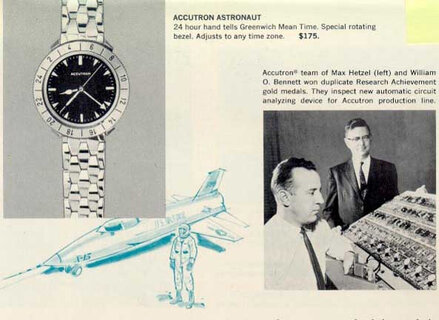 BULOVA ACCUTRON ASTRO NAUT M3ブローバ アキュトロン In-Depth: ブローバ アキュトロン アストロノート - CIAが史上