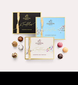 Godiva Chocolatier Caja de regalo de chocolate gourmet – Día de la Madre,  cumpleaños y primavera – Surtido de dulces de chocolate surtidos de lujo en