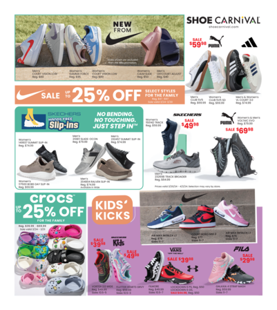 Shoe carnival memorial day sale on sale