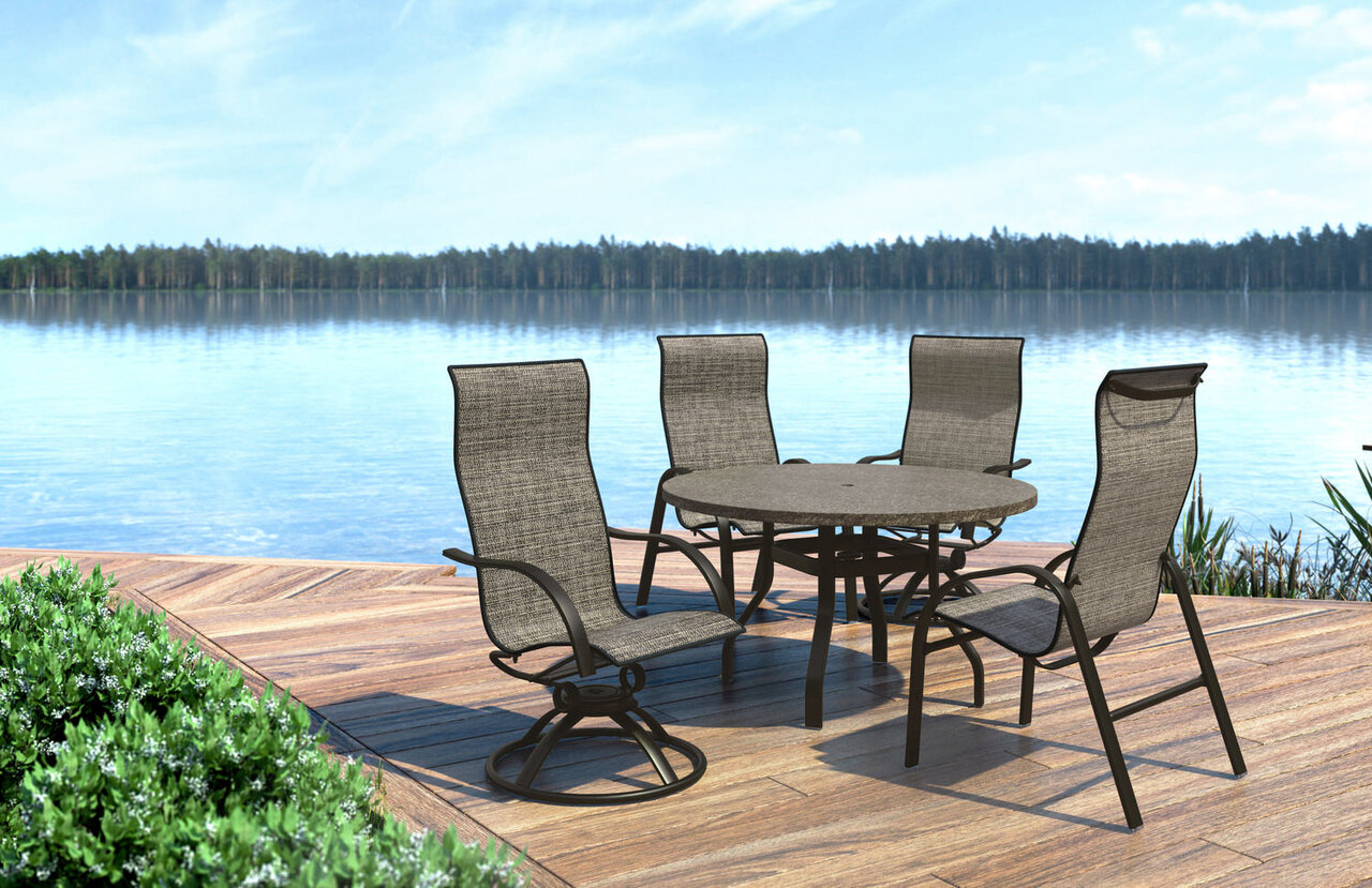Stella 5 Piece Patio Dining Set 