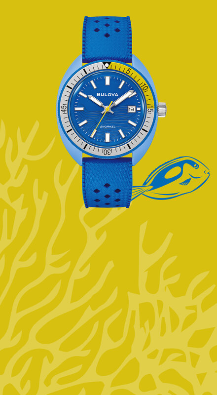 Histoire de Bass Bassina Boulou⠀イワノフスキー White Dial HNBR Rubber Snorkel 98B448 | Bulova