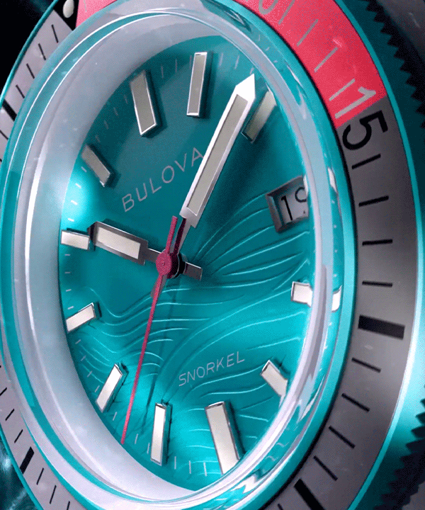 アクアマリン Teal Dial Nylon Strap Snorkel #tide® 98B447 | Bulova
