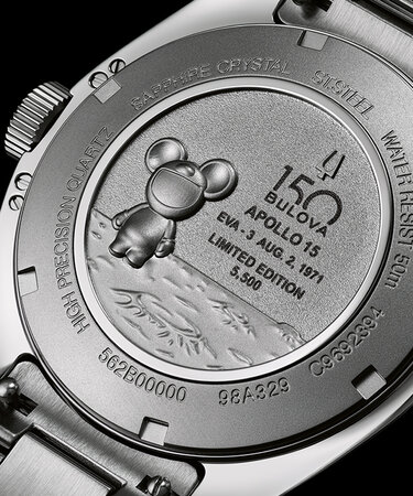 Blue Dial Stainless Steel Bracelet Lunar Pilot Timascus 98A329